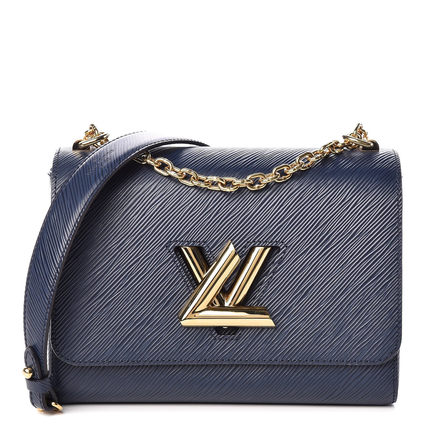 Epi Twist Shoulder Bag MM Indigo
