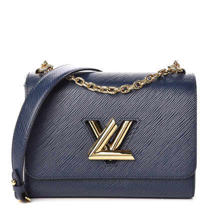 Louis Vuitton Epi Twist Shoulder Bag MM Indigo 1 of 10