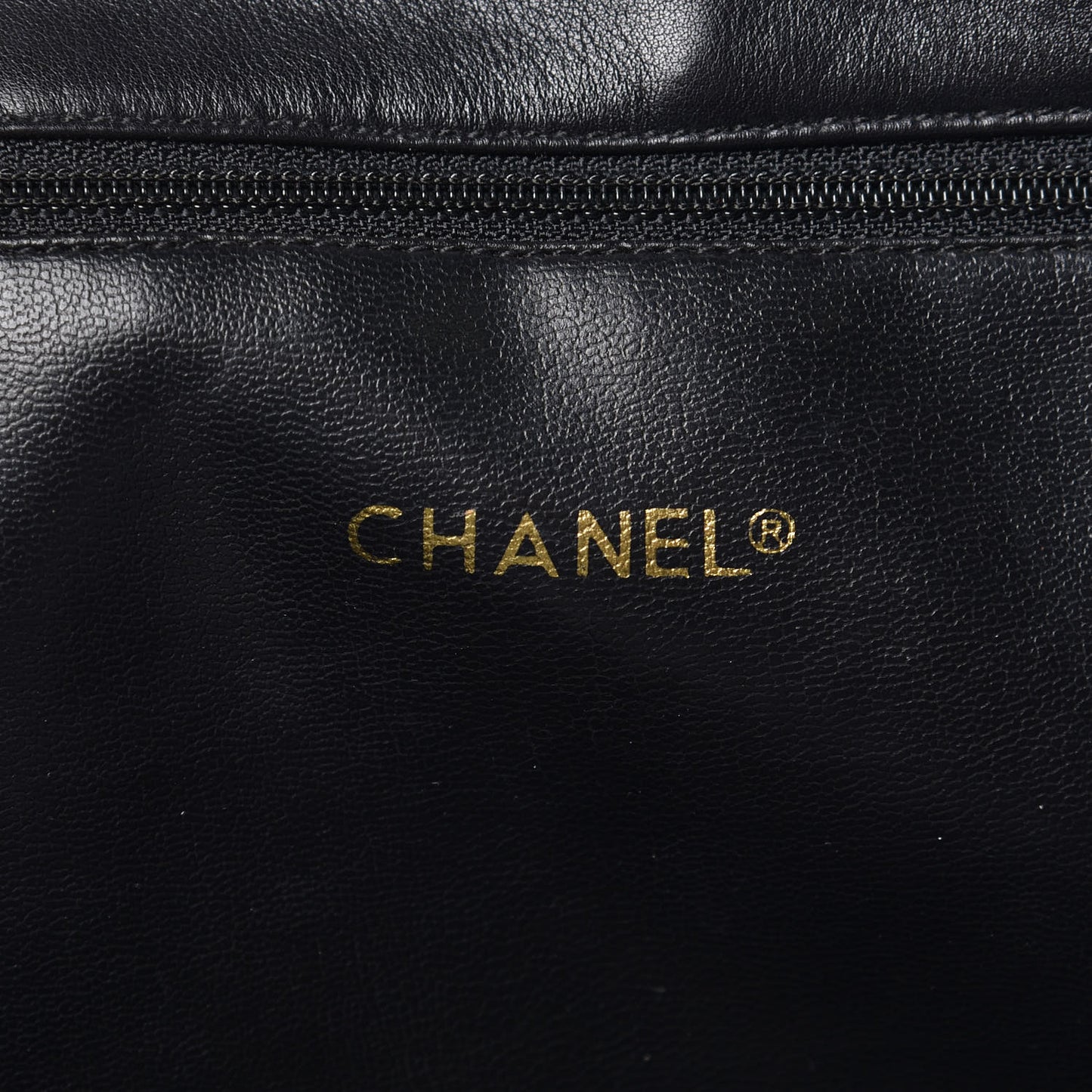Lambskin Shopping Tote Black