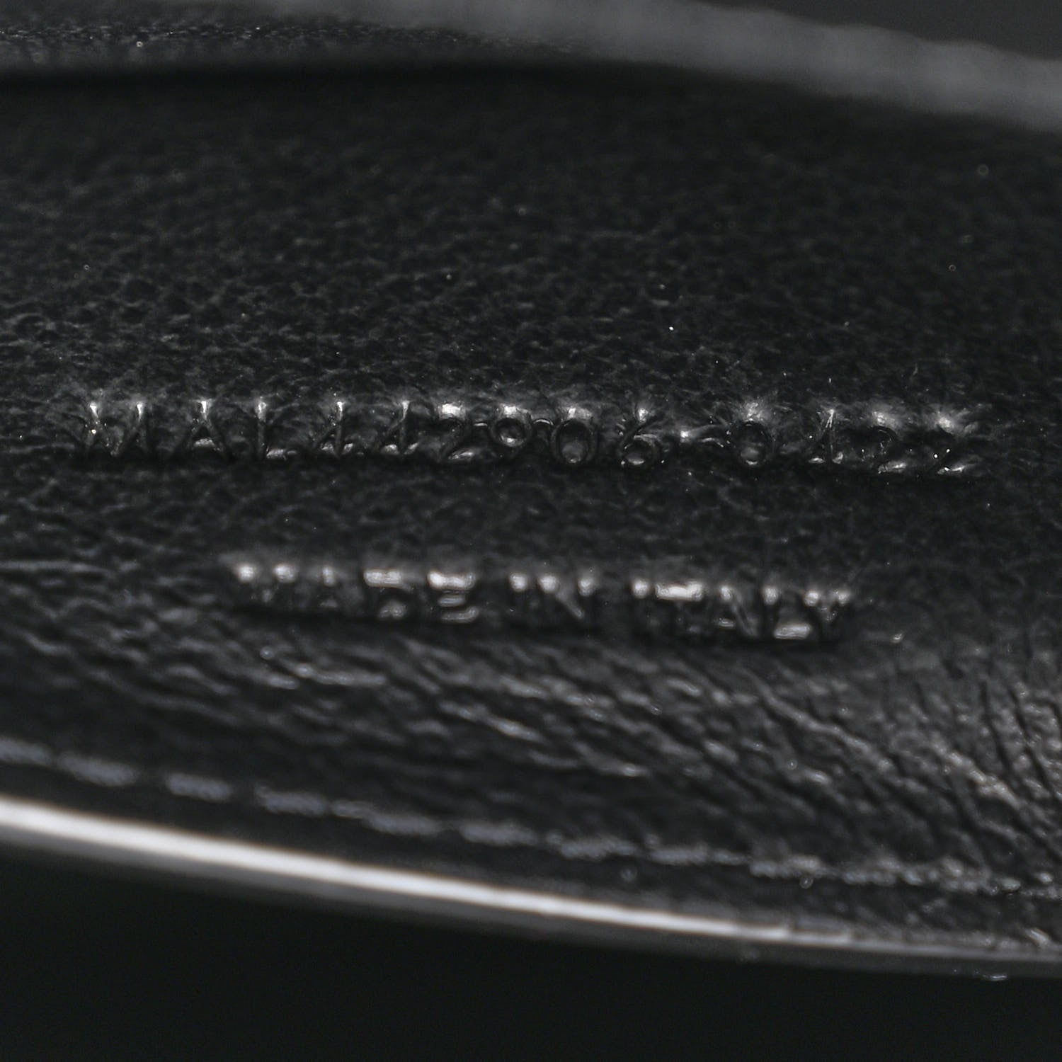 Saint Laurent Coated Bark Calfskin Medium Monogram Sunset Black 7 of 11