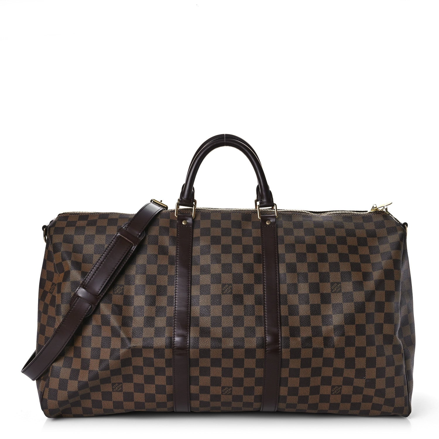 Louis Vuitton Damier Ebene Keepall Bandouliere 55 1 of 8