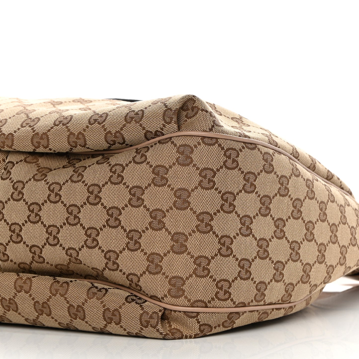 Monogram Web Medium Dressage Hobo Beige
