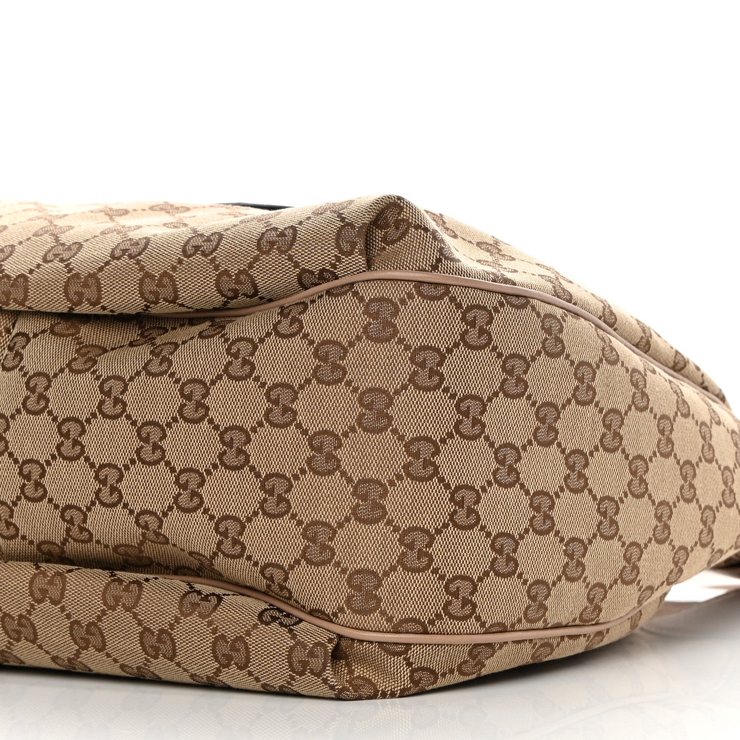 Gucci Monogram Web Medium Dressage Hobo Beige 10 of 13