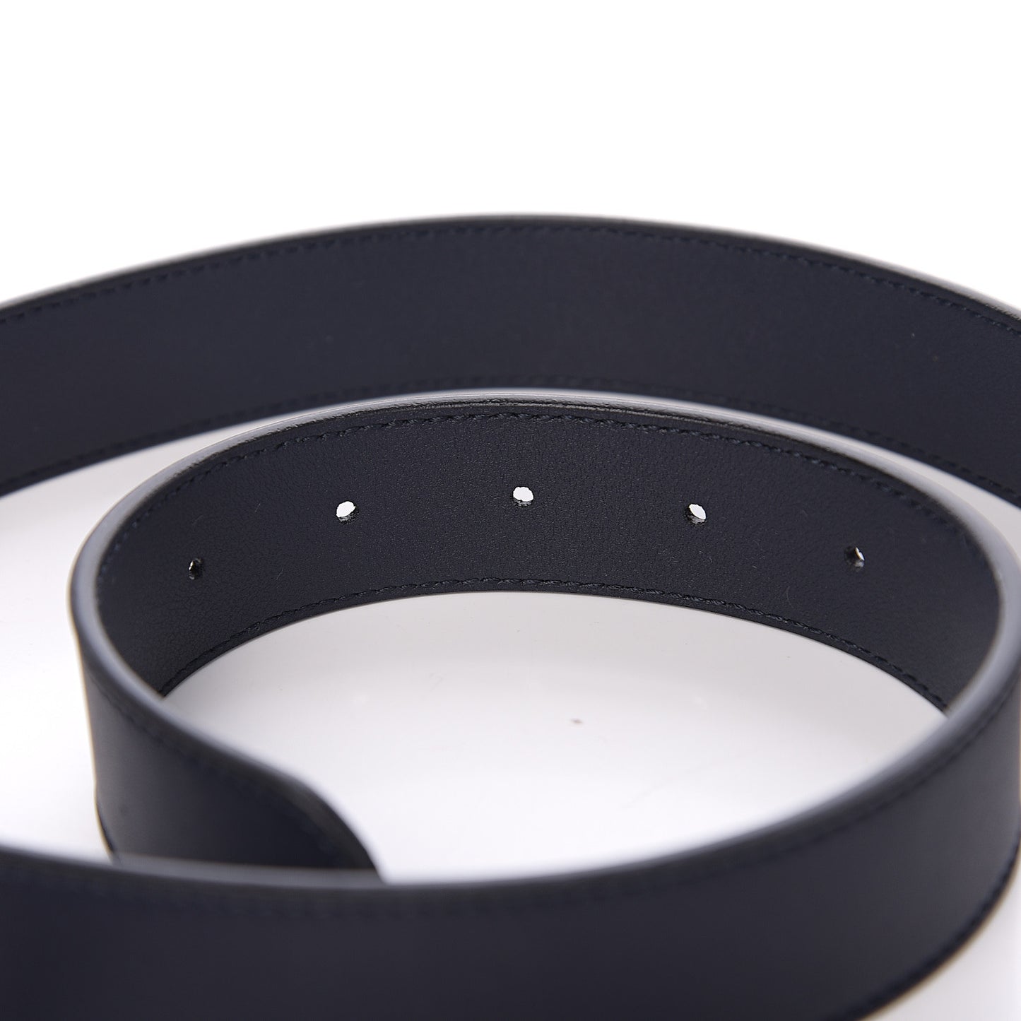 Moon Calfskin Double G 30mm Belt 105 42 Blue
