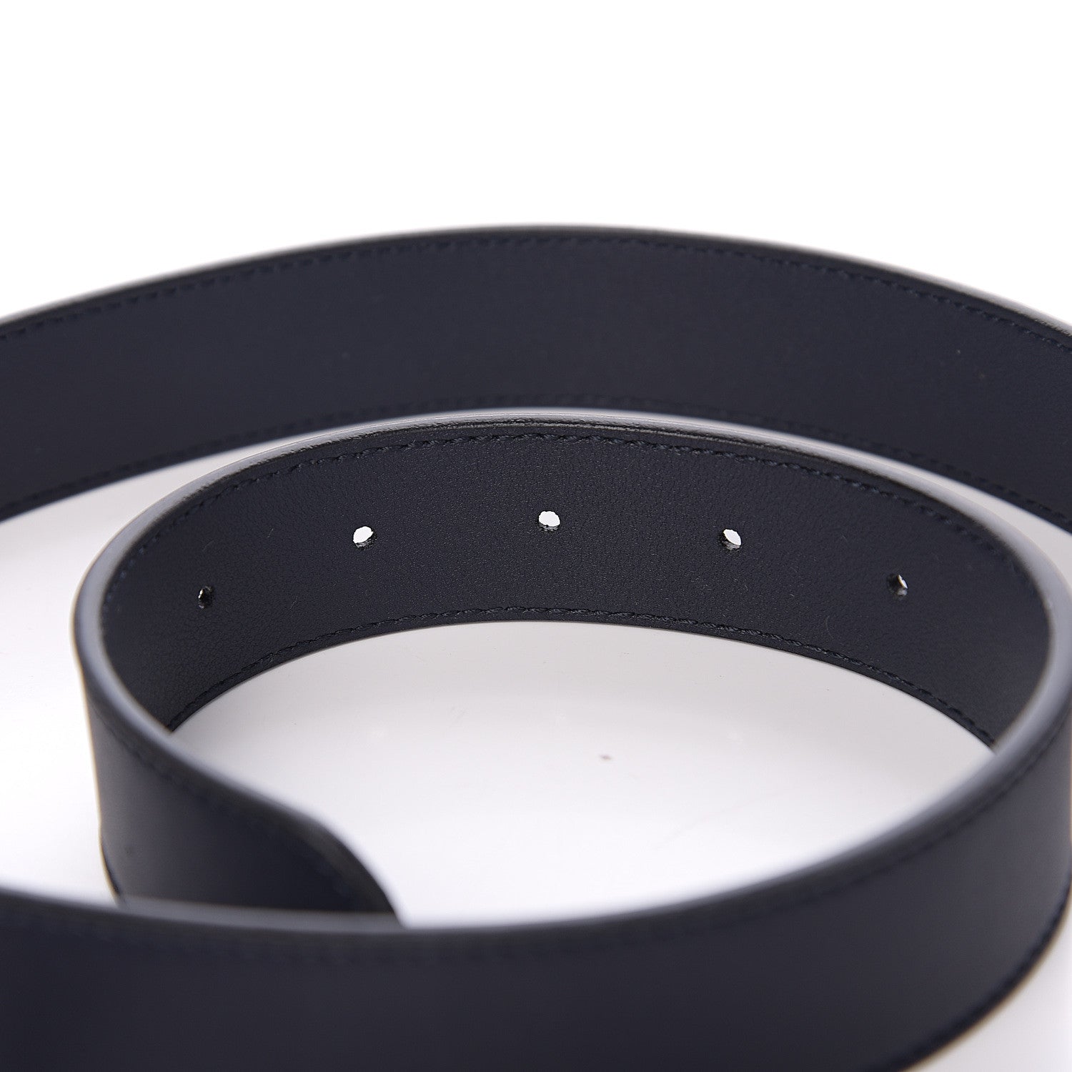 Gucci Moon Calfskin Double G 30mm Belt 105 42 Blue 4 of 5
