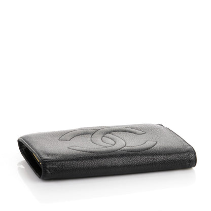 Chanel Caviar Timeless CC French Wallet Black 4 of 8