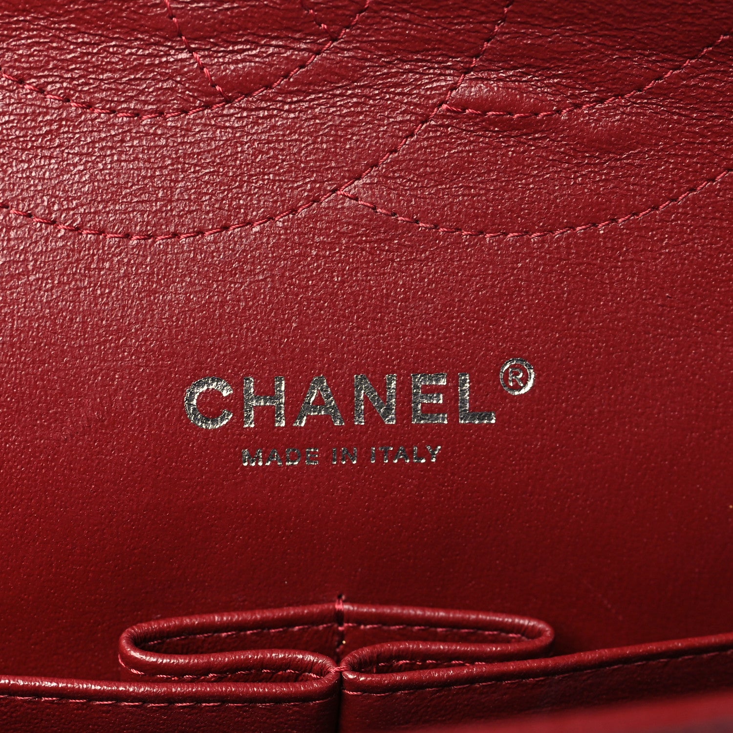 Chanel Caviar Quilted Jumbo Double Flap Burgundy 6 of 9