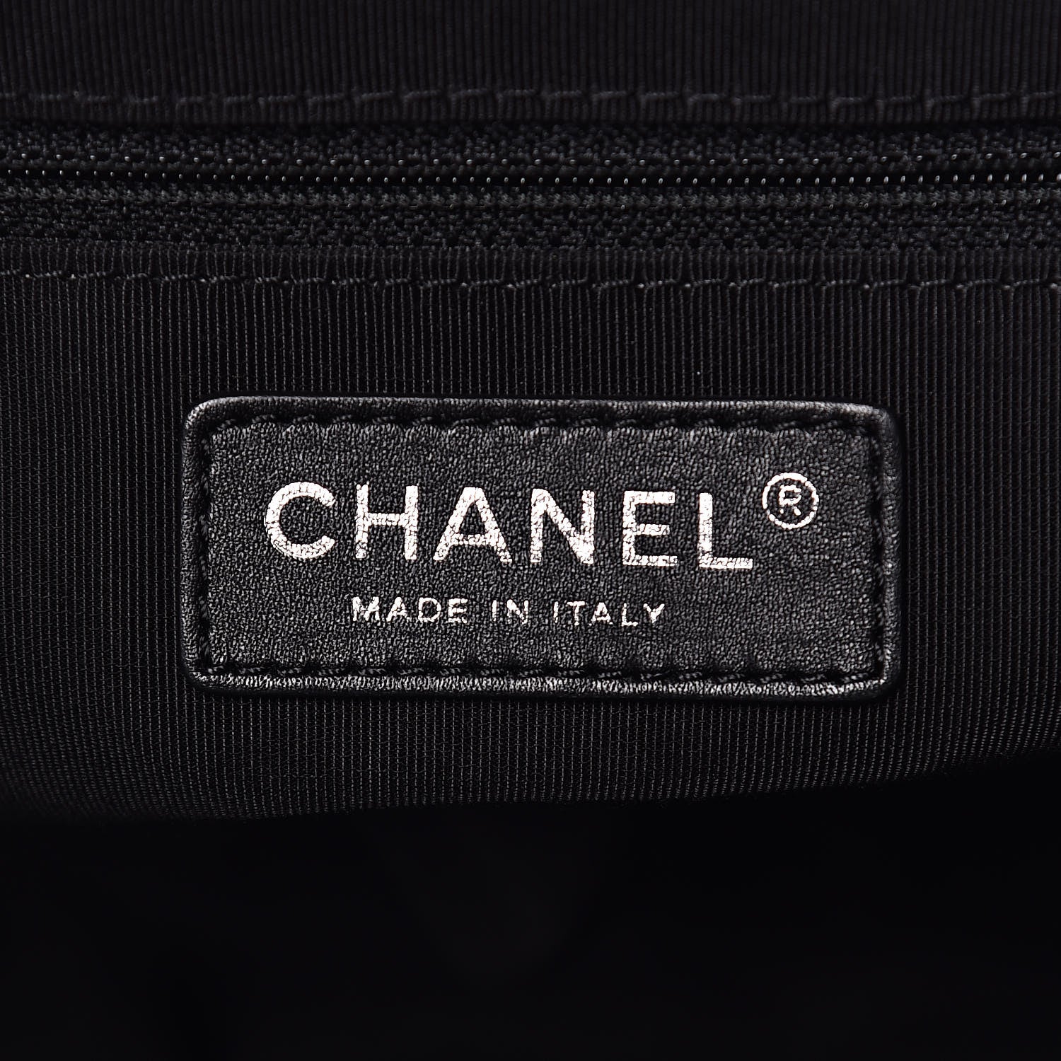 Chanel Calfskin Quilted Large Easy Shopping Tote Black 6 of 10