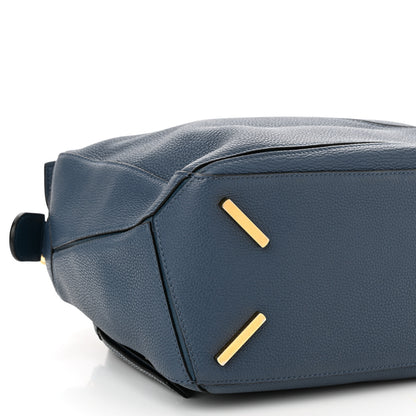 Loewe Calfskin Medium Puzzle Bag Dark Blue 8 of 9