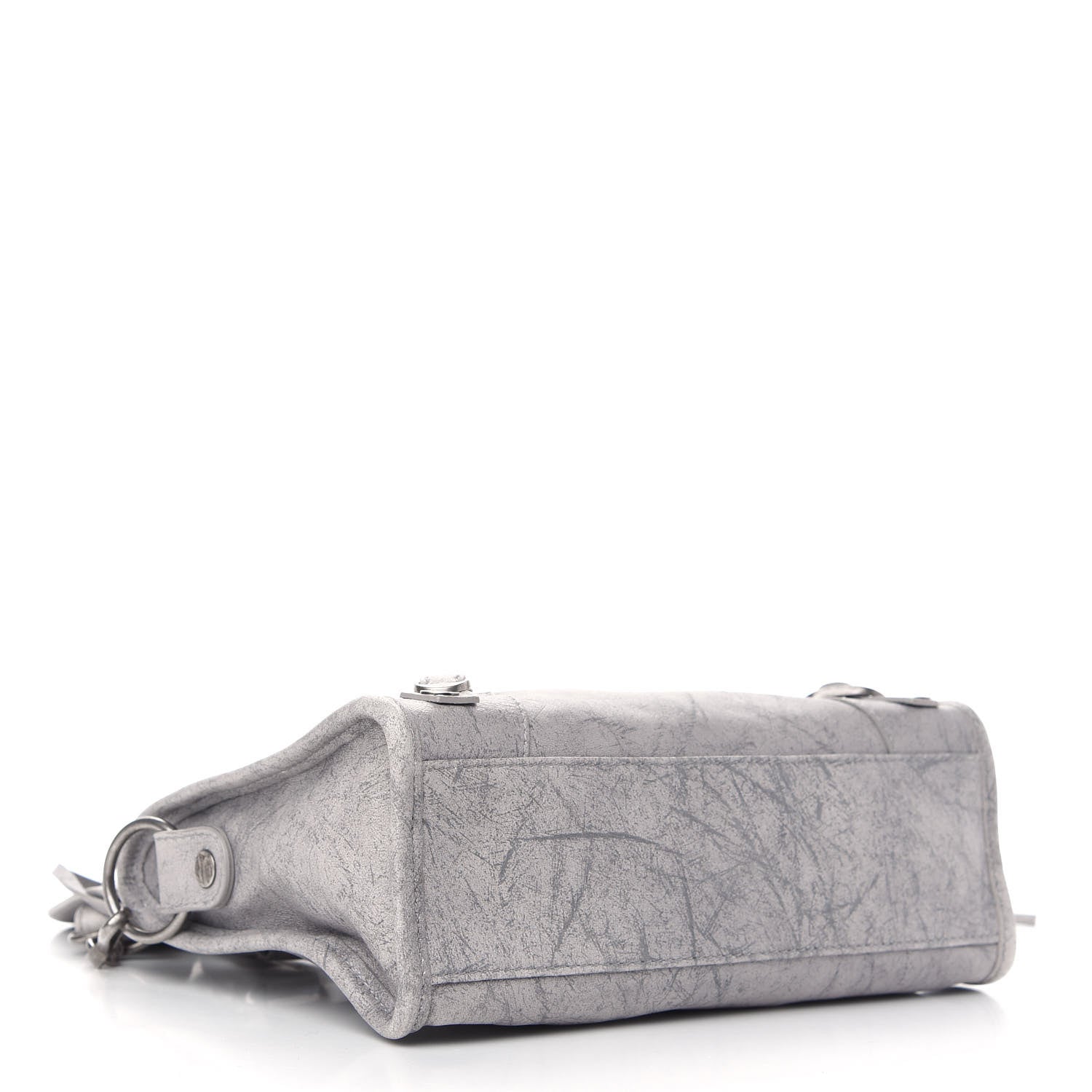 Balenciaga Agneau Marble Hardware Mini City Grey 4 of 9