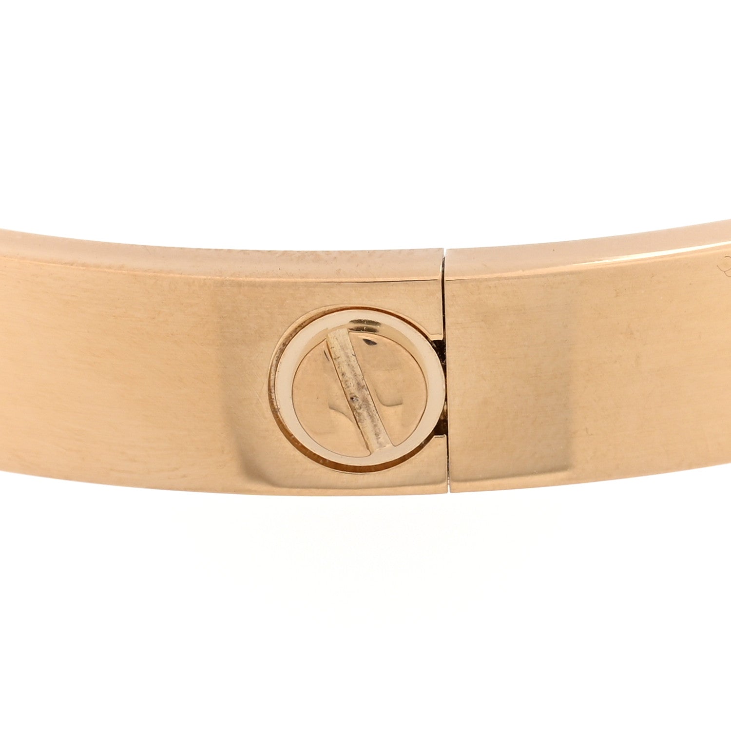 Cartier 18K Yellow Gold 4 Diamond LOVE Bracelet 17 4 of 7
