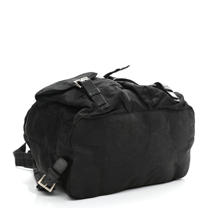 Prada Tessuto Nylon Saffiano Medium Backpack Black 3 of 20