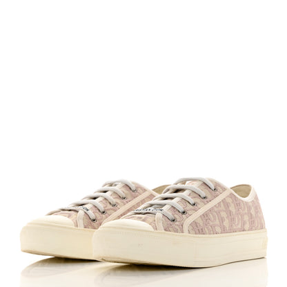 Christian Dior Canvas Oblique Walk'N'Dior Low Top Sneakers 39 Powder Nude 3 of 10