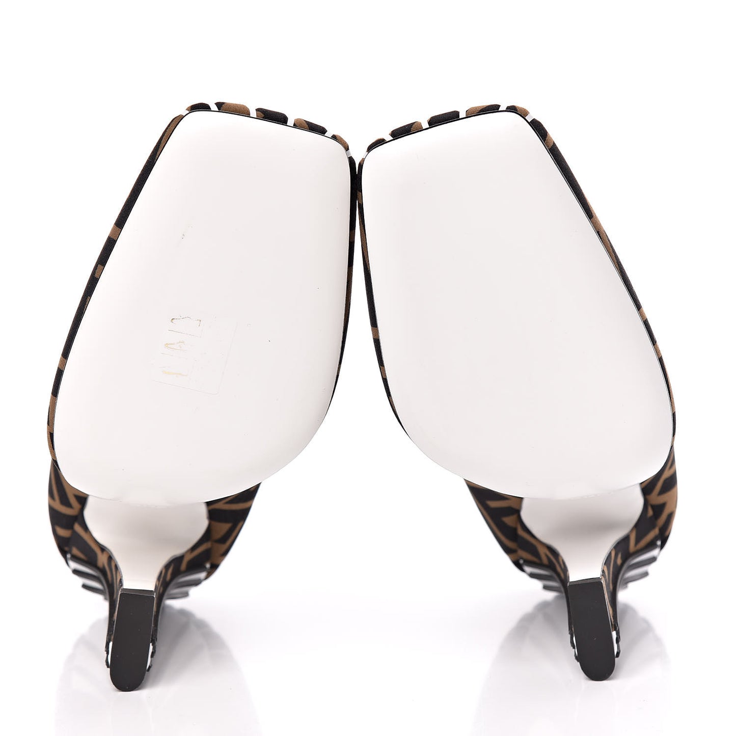 Lycra Film FF FFreedom Decollete Pumps 36.5 Tobacco Moro White