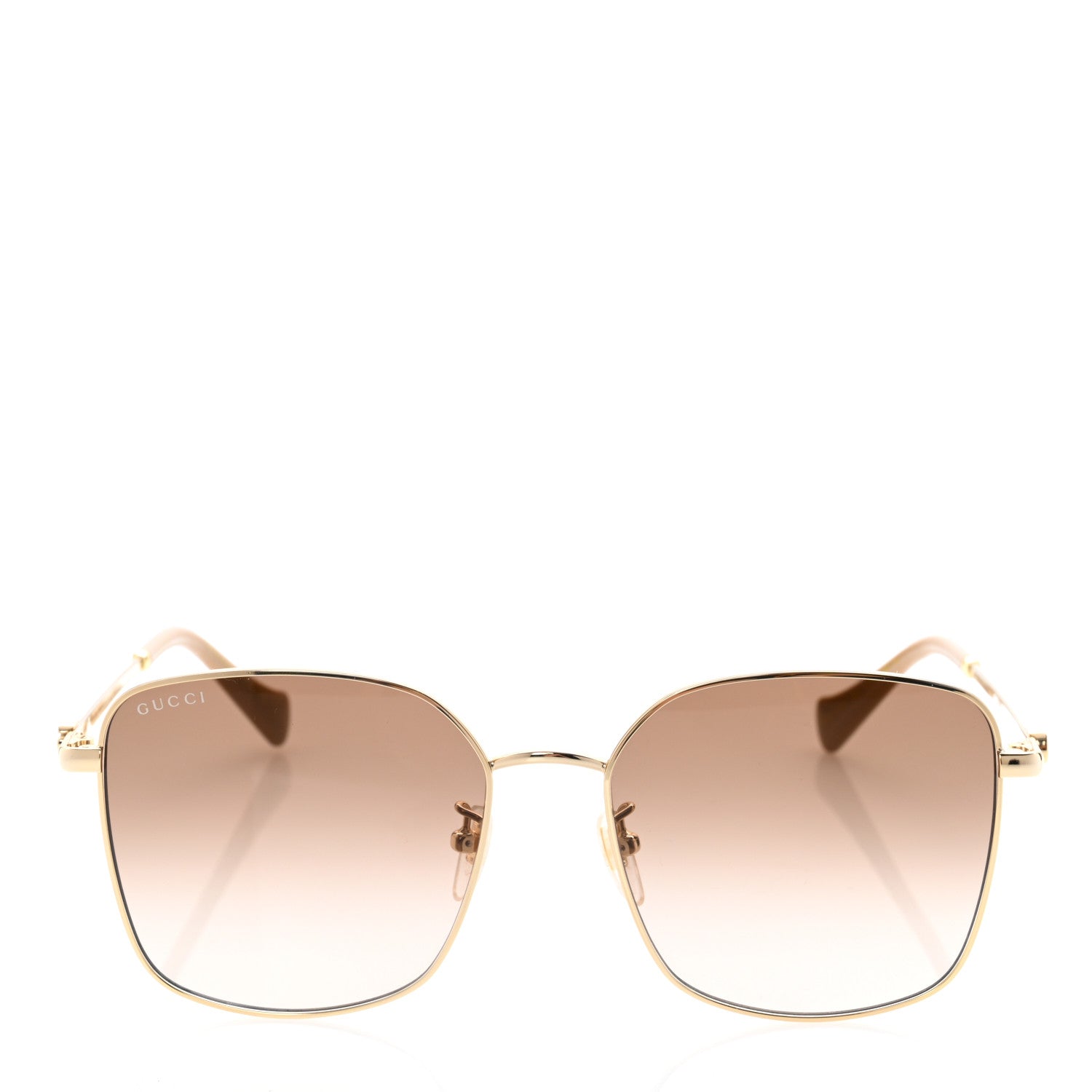 Gucci Square Frame GG1146SK Sunglasses Gold 2 of 8