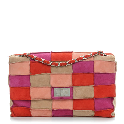 Chanel Suede Patchwork Medium Mademoiselle Flap Multicolor 1 of 7