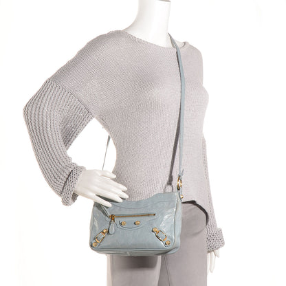 Balenciaga Agneau Giant 12 Gold Hardware Hip Bleu Acier 2 of 11