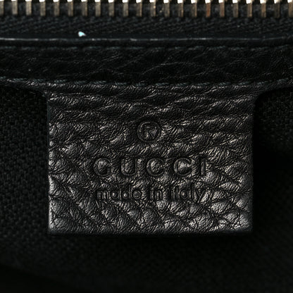 Gucci Calfskin Bamboo Medium Shopper Boston Black 6 of 11
