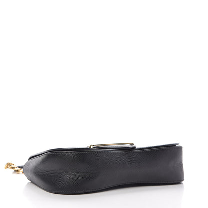 Prada City Calfskin Saffiano Mini Sidonie Bag Black 4 of 13