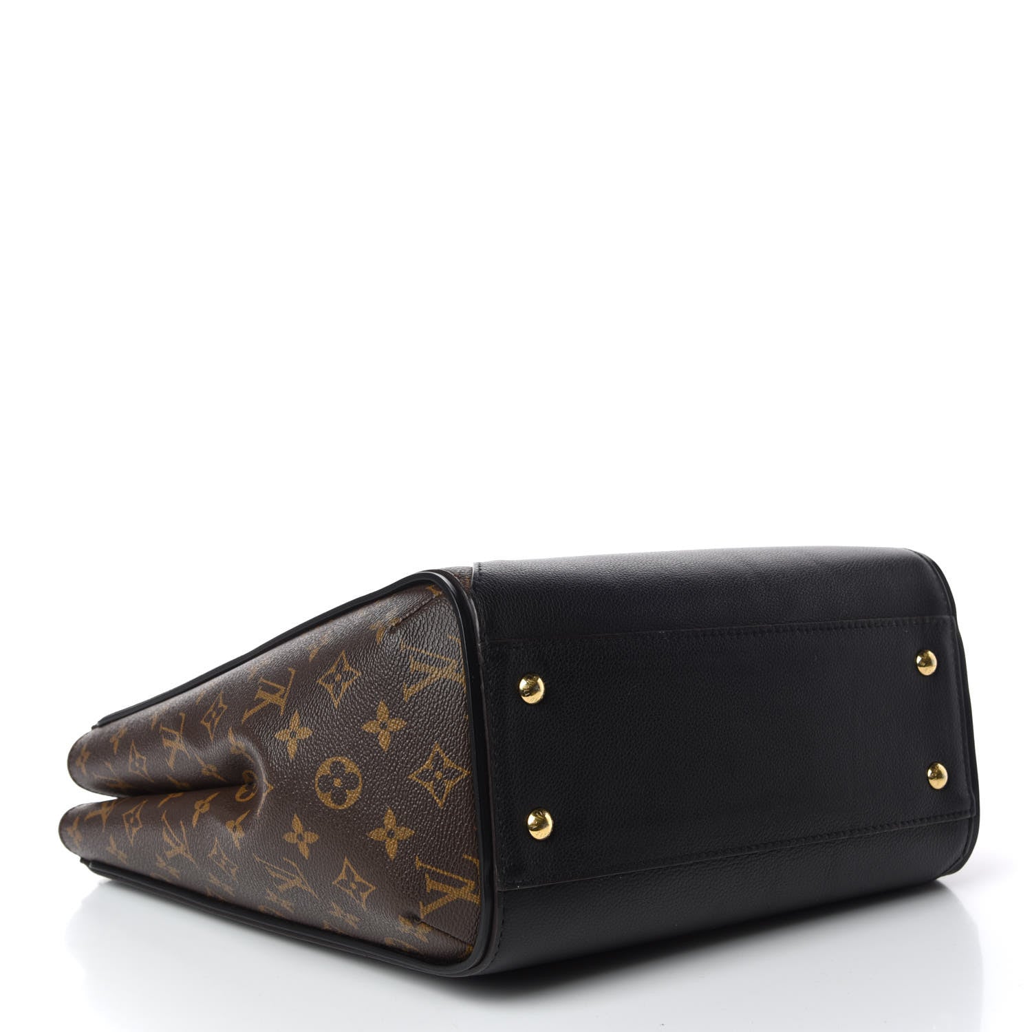 Louis Vuitton Calfskin Monogram Kimono Tote Black 4 of 9