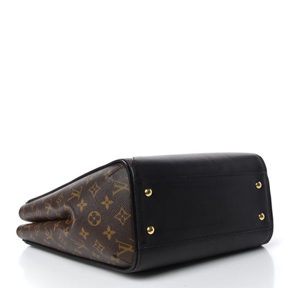 Louis Vuitton Calfskin Monogram Kimono Tote Black 4 of 9
