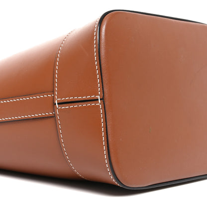 Celine Smooth Calfskin Small Cuir Triomphe Bucket Bag Tan 8 of 9