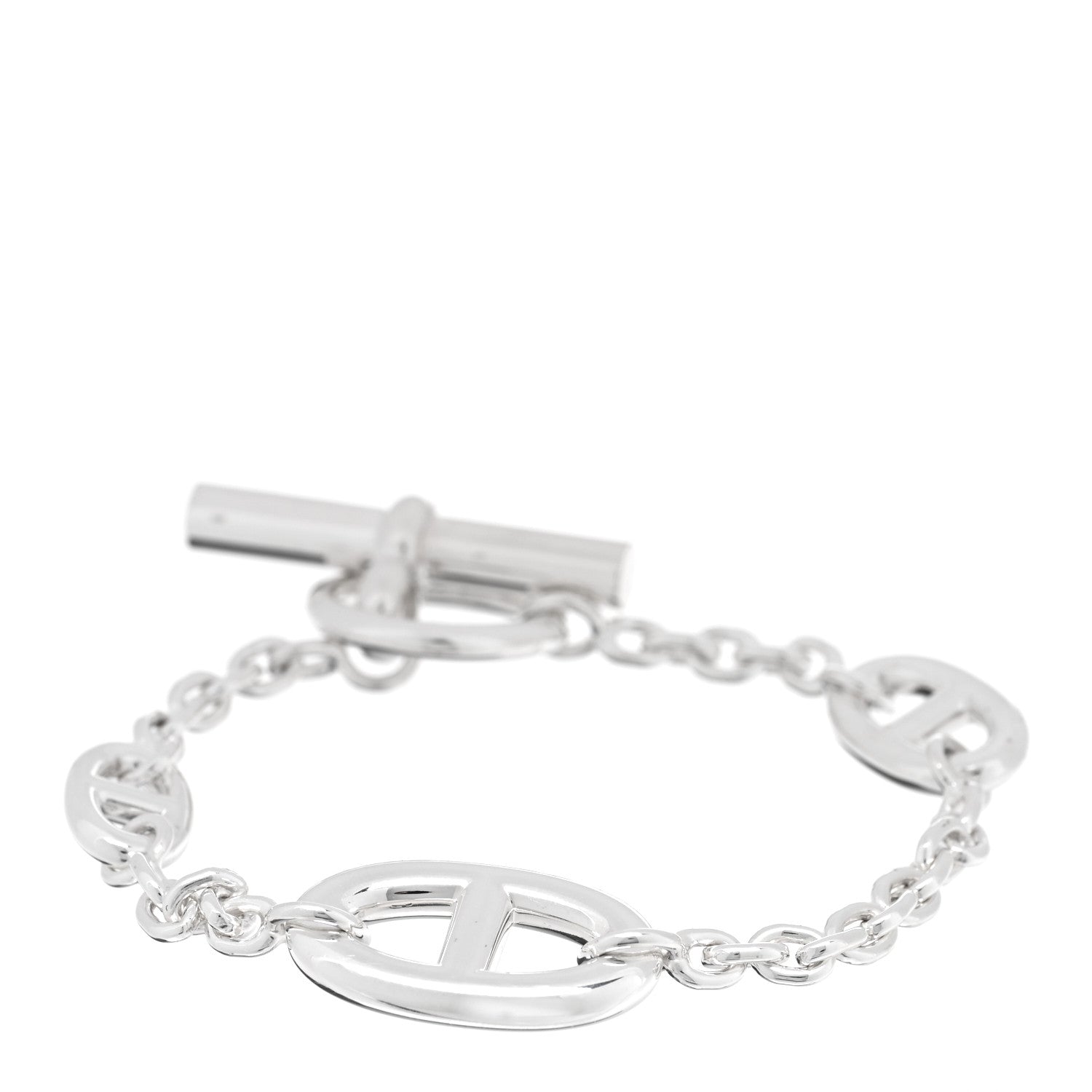Hermes Sterling Silver Farandole Bracelet ST 1 of 4