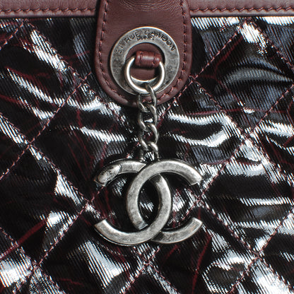 Chanel Coated Canvas Tote Bordeaux 5 of 10