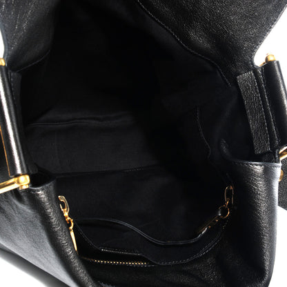 Chloe Sheepskin Vanessa Chain Shoulder Bag Black 5 of 9