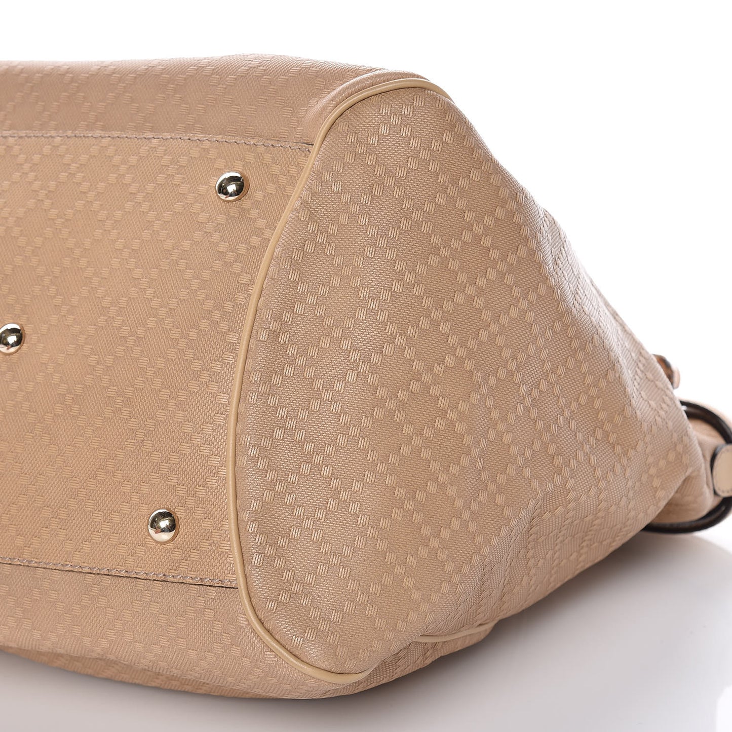 Diamante Medium Bamboo Buckle Tote Beige