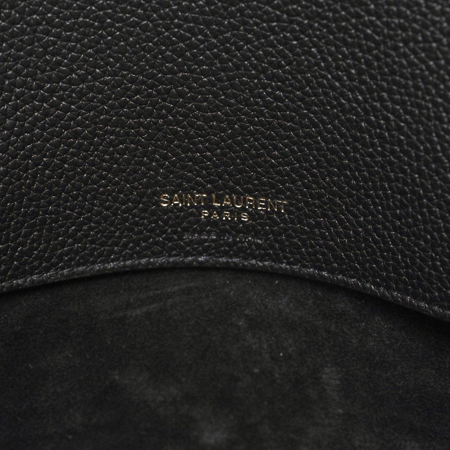 Grained Calfskin Large Thin Sac De Jour Black