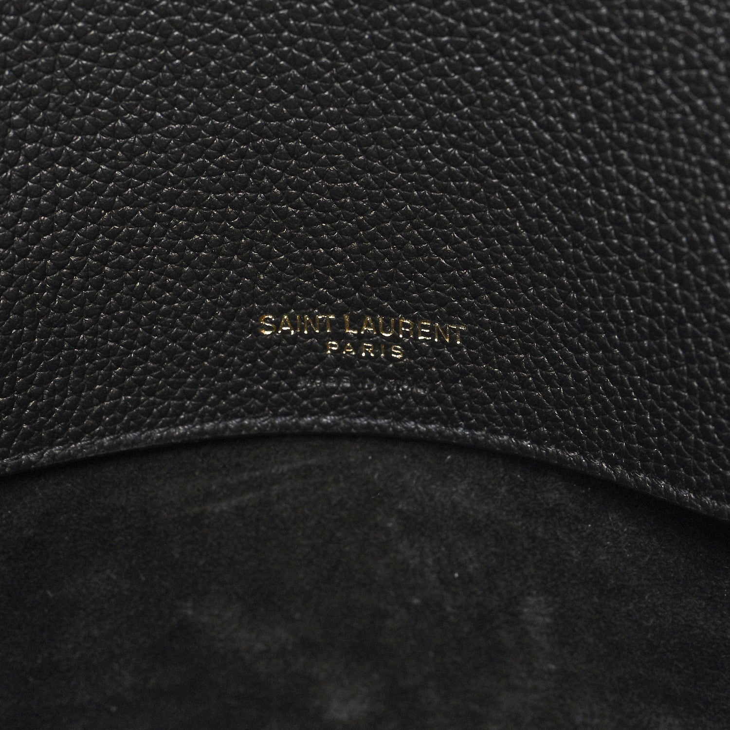 Saint Laurent Grained Calfskin Large Thin Sac De Jour Black 7 of 10