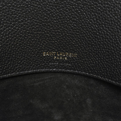 Saint Laurent Grained Calfskin Large Thin Sac De Jour Black 7 of 10