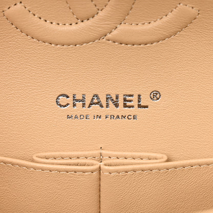 Chanel Caviar Quilted Medium Double Flap Beige 6 of 11