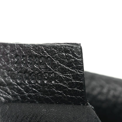 Gucci Calfskin Bamboo Croisette Evening Bag Black 7 of 9