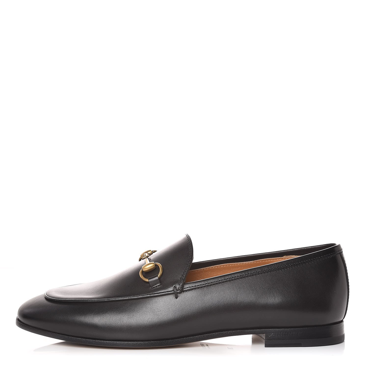 Gucci Calfskin Womens Jordaan Loafers 39 Black 1 of 9