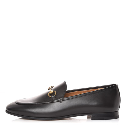 Gucci Calfskin Womens Jordaan Loafers 39 Black 1 of 9