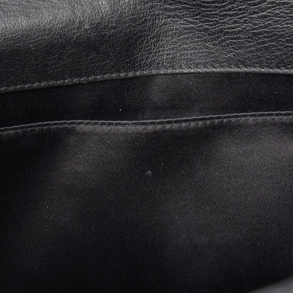Saint Laurent Calfskin Monogram Large Belle De Jour Clutch Black 7 of 8