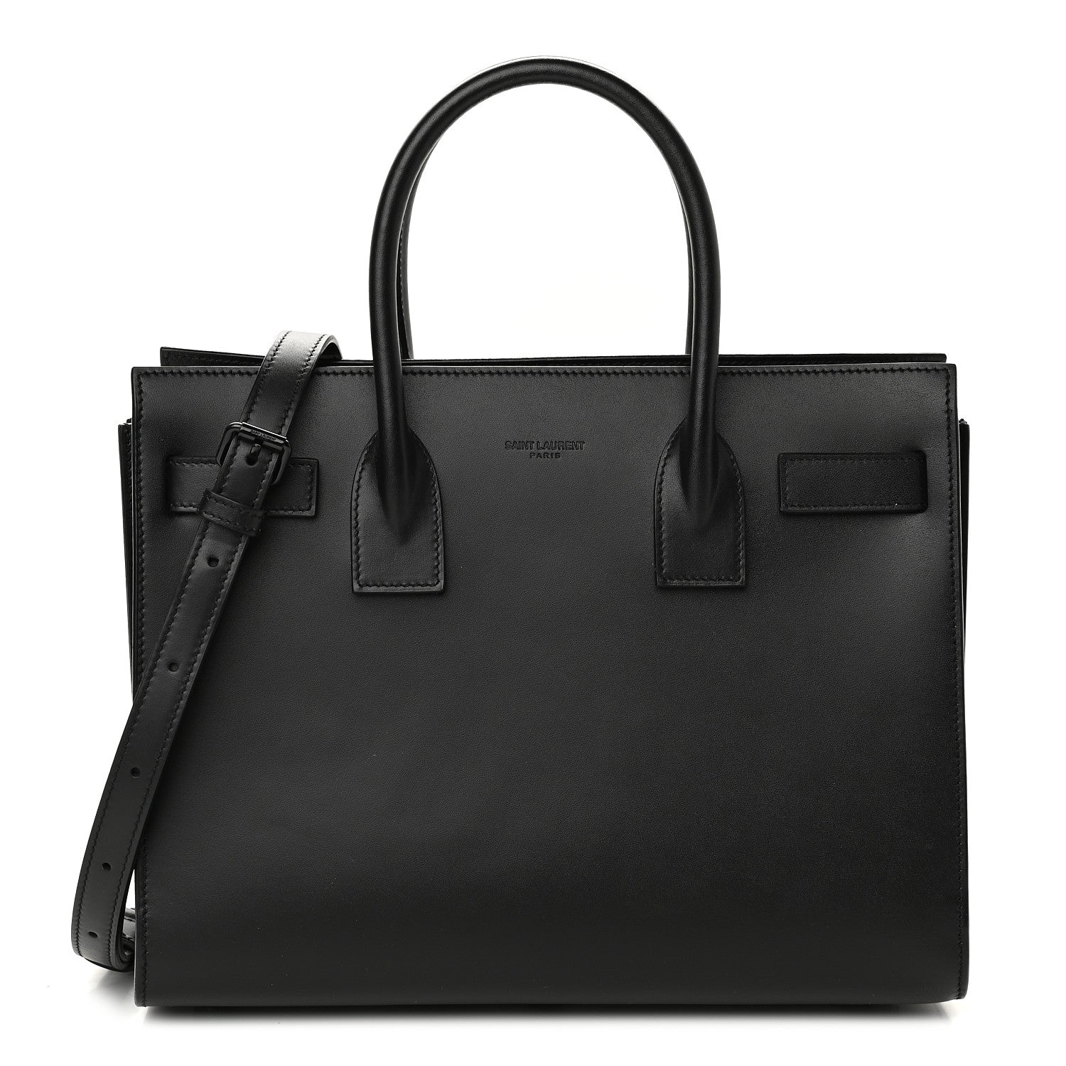 Saint Laurent Calfskin Nano Sac De Jour Black 1 of 11