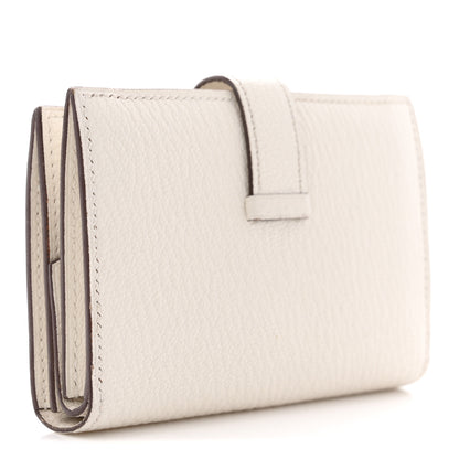 Hermes Chevre Mysore Mini Bearn Wallet Nata 3 of 8