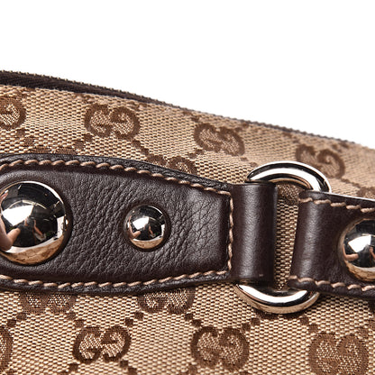 Gucci Monogram Large Icon Bit Top Handle Bag Brown 11 of 13