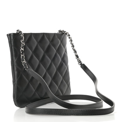 Chanel Lambskin Quilted Crossbody Bag Black 3 of 11