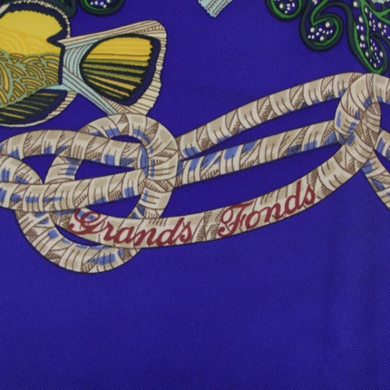 Silk Grand Fonds Scarf 90