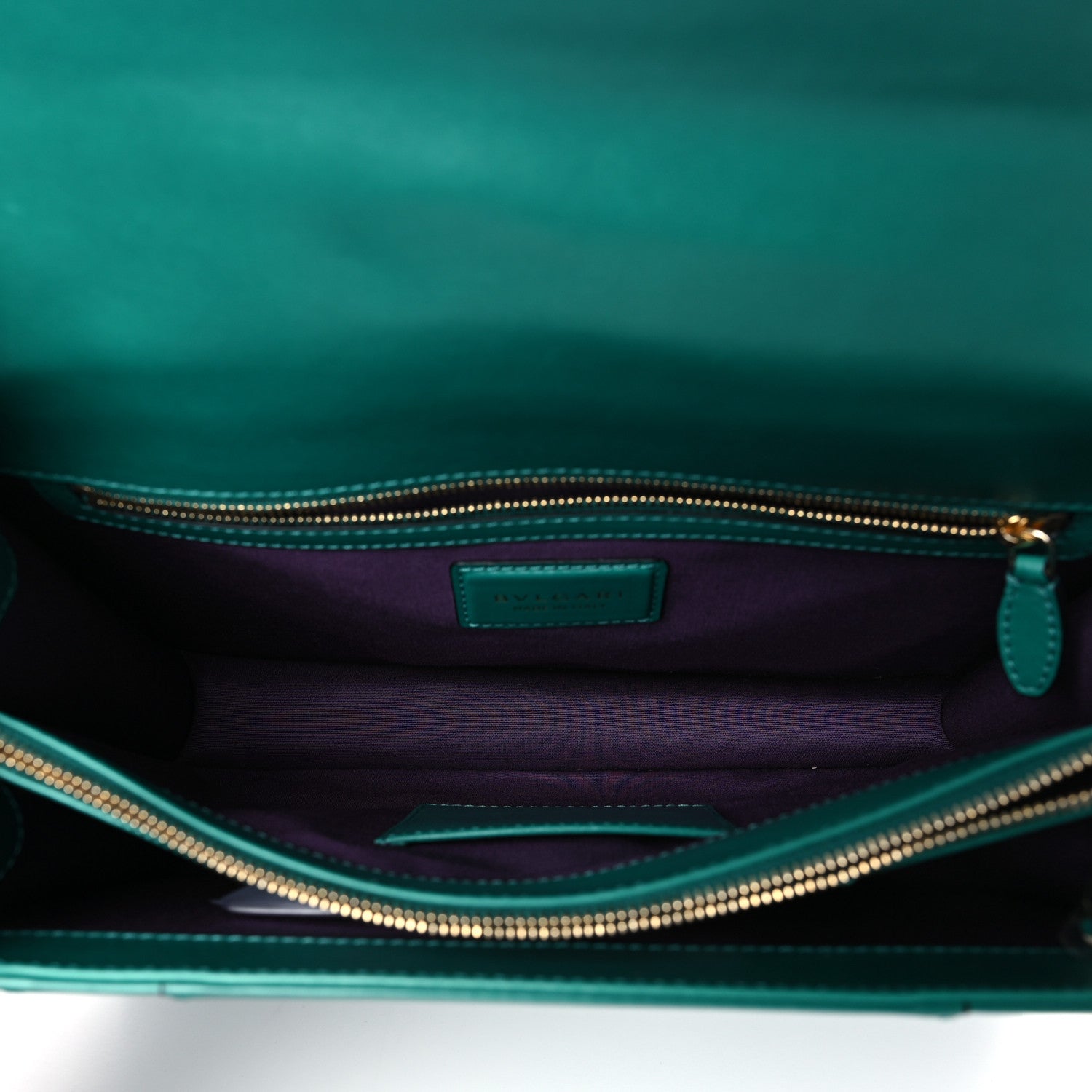Bulgari Calfskin Serpenti Forever Crossbody Emerald Green 6 of 9