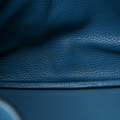 Hermes Taurillon Clemence Lindy 34 Bleu Jean 19 of 21