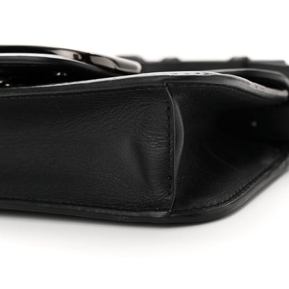 Valentino Garavani Calfskin Monochrome Vlogo Mini Loco Shoulder Bag Black 10 of 15