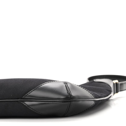 Gucci Canvas Signature Hobo Shoulder Bag Black 10 of 10
