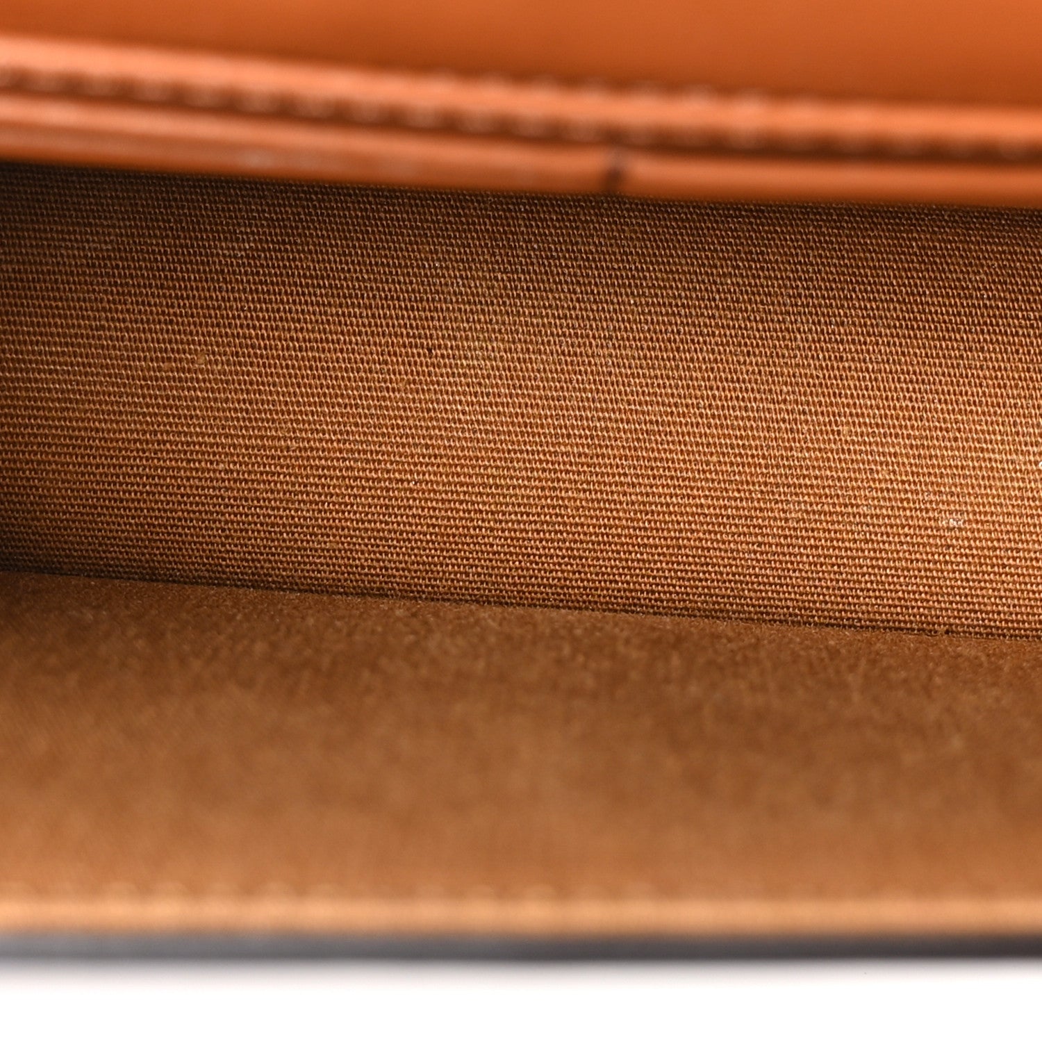 Celine Triomphe Canvas Calfskin Margo Wallet on Chain Tan 5 of 10
