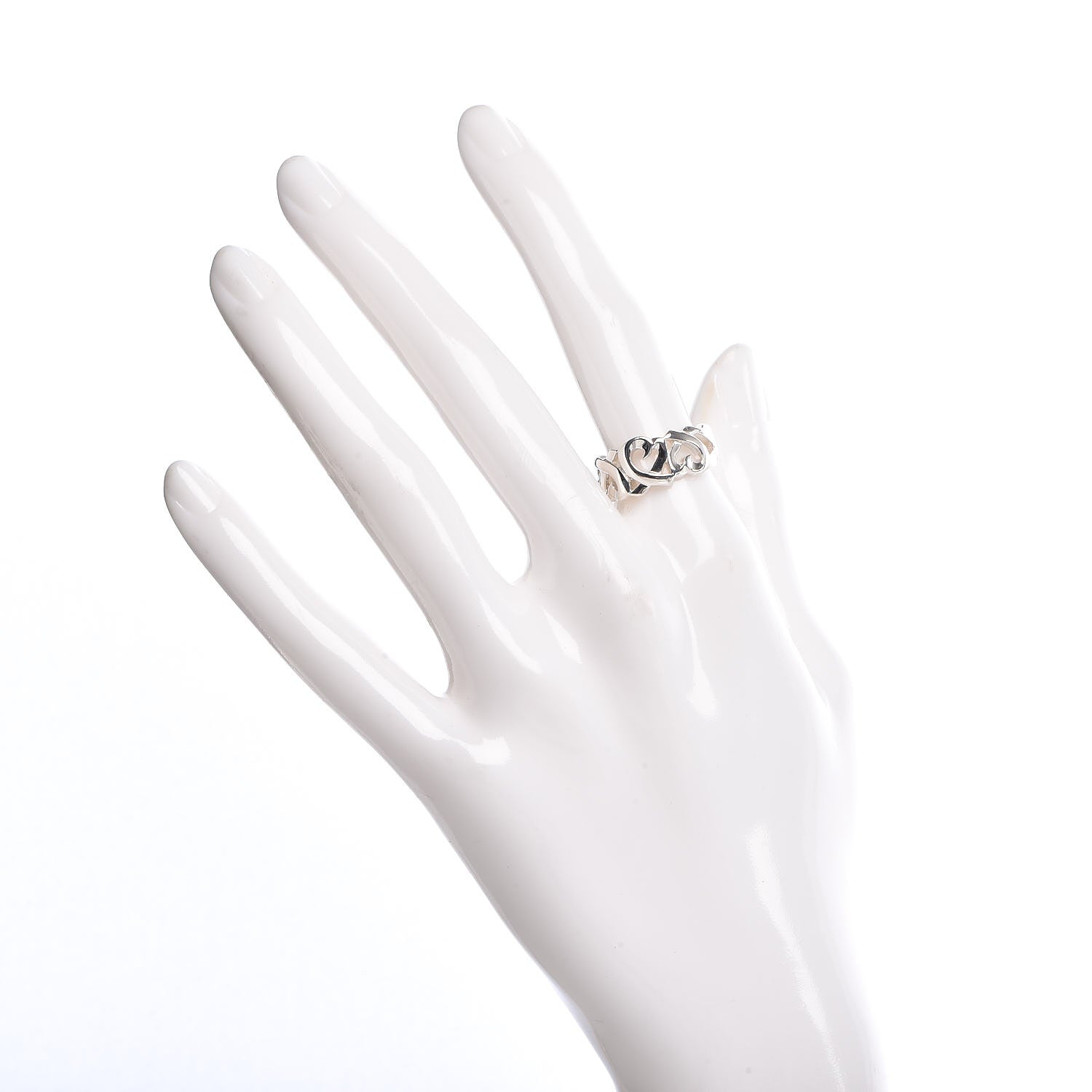 Tiffany Sterling Silver Paloma Picasso Loving Heart Ring 52 6 2 of 6