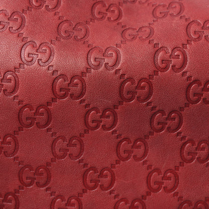 Gucci Guccissima Large Biba Studded Hobo Red 10 of 12